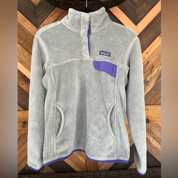 Patagonia Women’s T-Snap Pull Over Fleece Size Medium - Picture 1 of 9